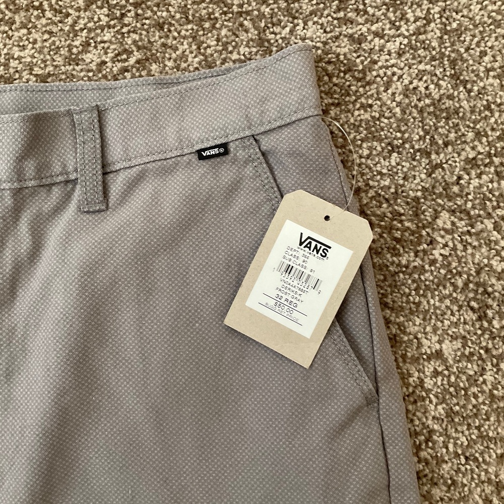 Mens Vans grey shorts; 32” waist - Picture 3 of 5